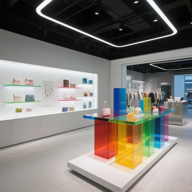 Andisco Tinted Acrylic Display