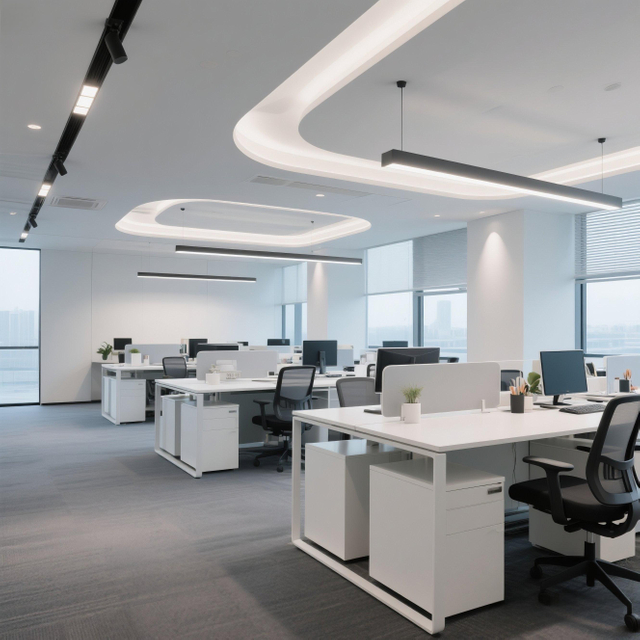 扩散板LED灯实景